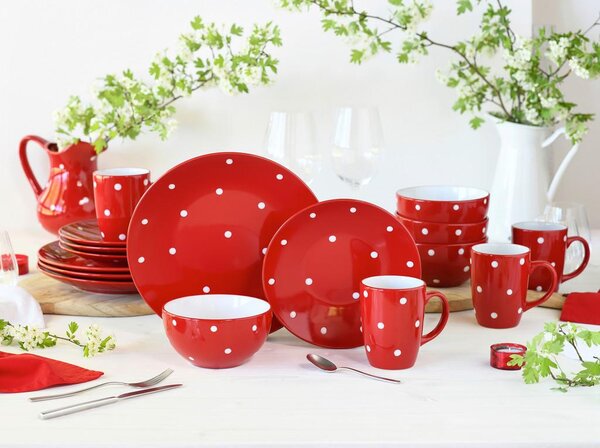 Creatable Kombinirani Servis Polka Dots, 16-Delni