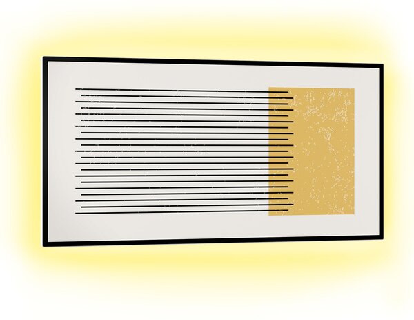 Klarstein Pametni grelnik Mojave 1000 2 v 1 Infrardeči konvektor 120x60cm 1000W RGB osvetlitev