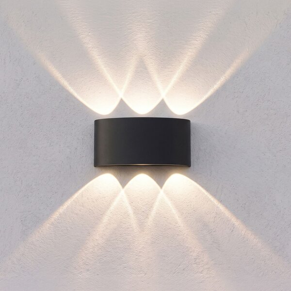 Fasadna stenska svetilka LED JNH040-6G Black