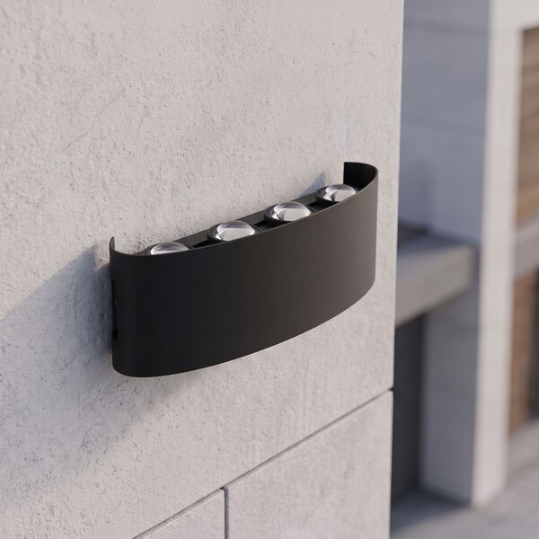 Fasadna stenska svetilka LED JNH041-8G Black
