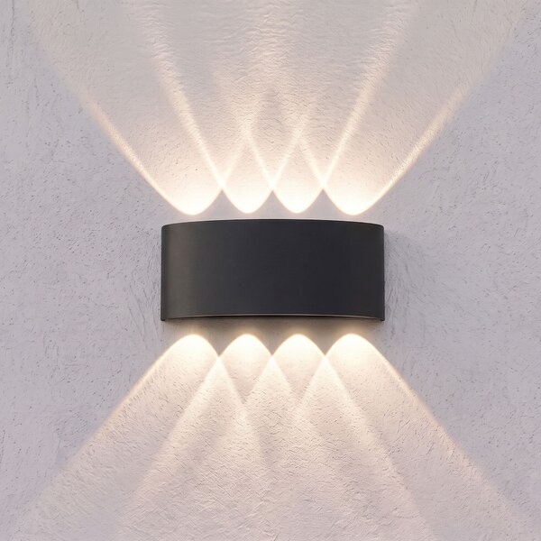 Fasadna stenska svetilka LED JNH041-8G Black