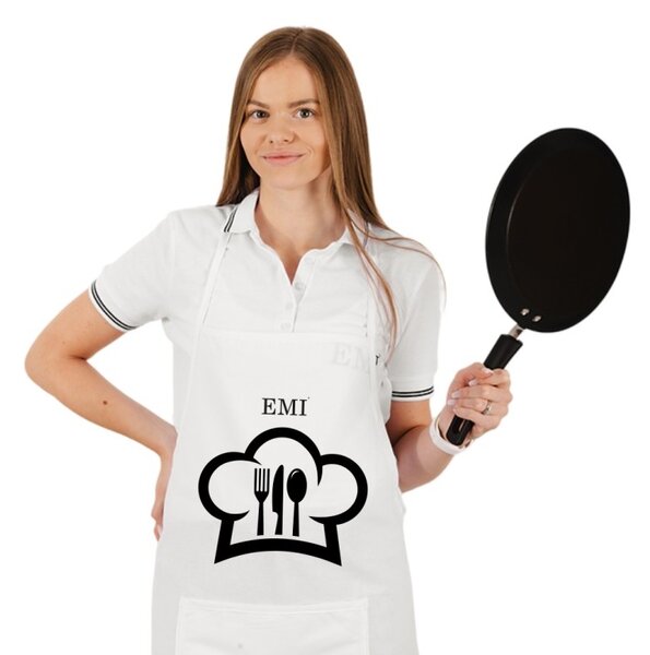 Kuhinjski predpasnik Chef EMI, Bela