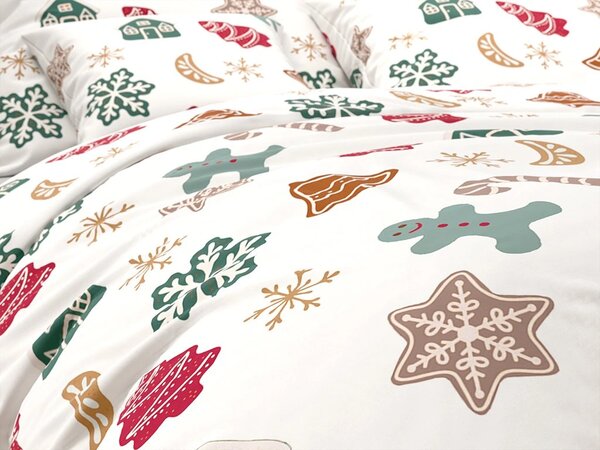 Flanelasta posteljnina HOLLY bela Dimenzije posteljnine: 70 x 90 cm | 140 x 200 cm