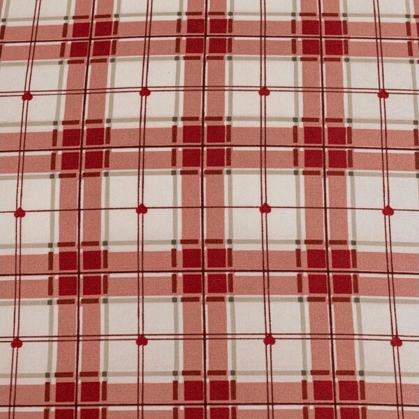 Flanelasti posteljnina TARTAN HEART barvno Dimenzije posteljnine: 70 x 90 cm | 140 x 200 cm