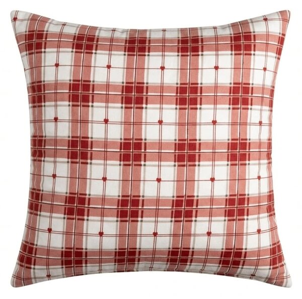 Flanelasta prevleka za vzglavnik TARTAN HEART 45x45 cm, barvna