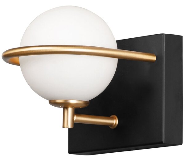 LAMPA ŚCIENNA KINKIET APP1300-1W Black Gold