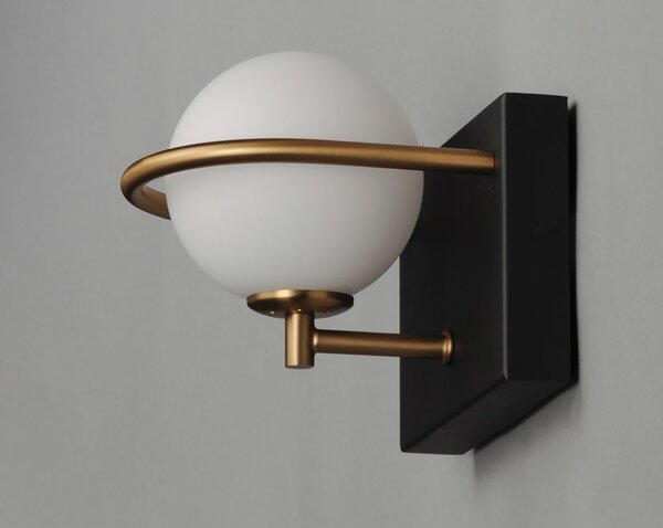 LAMPA ŚCIENNA KINKIET APP1300-1W Black Gold