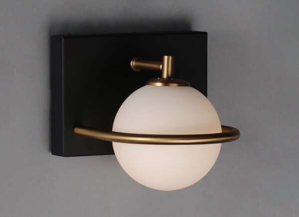 LAMPA ŚCIENNA KINKIET APP1300-1W Black Gold