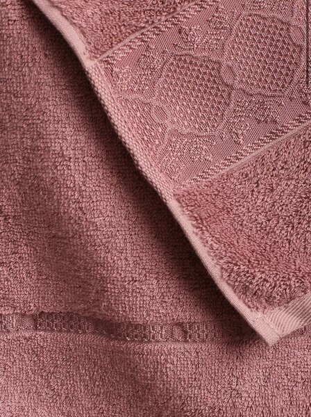 Brisača Bamboo Jacquard Marsilya Dusty Rose 50x90