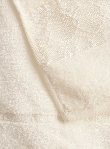 Brisača Bamboo Jacquard Marsilya White 80x150