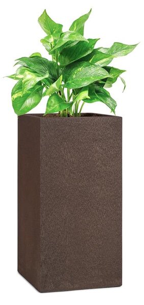 Blumfeldt Solid Grow Rust, cvetlični lonec, 40 x 80 x 40 cm, fibreclay, rjasta barva