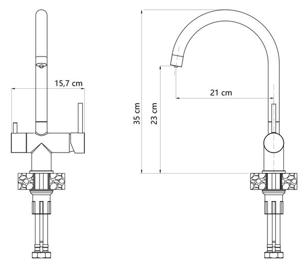 Kuhinjski mešalnik REA Caren BRUSH NICKEL