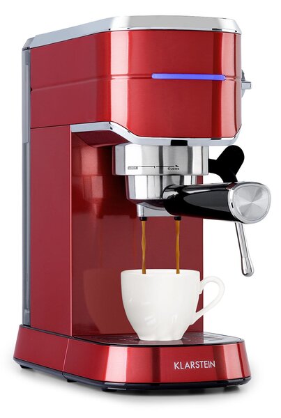 Klarstein Futura, espresso aparat za kavo, 20 barov, 1450 W, 1,25 l, nerjaveče jeklo