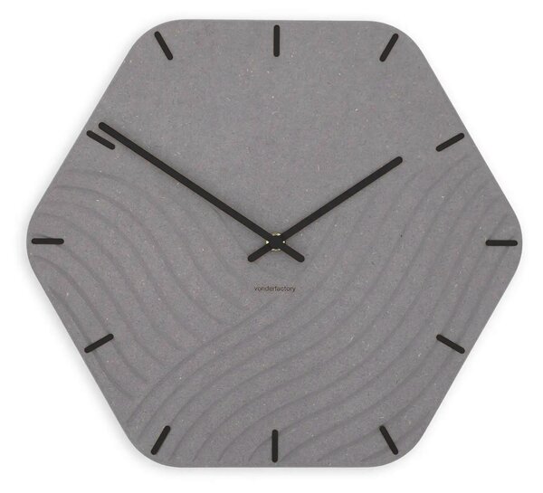 Stenska ura Luxhora Unda Light Grey 11 barv kazalcev