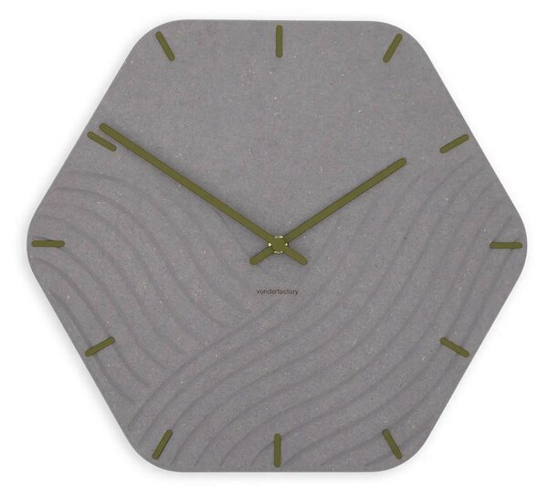 Stenska ura Luxhora Unda Light Grey 11 barv kazalcev