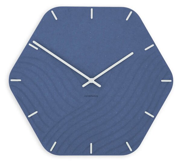 Stenska ura Luxhora Unda Dark Blue 11 barv kazalcev