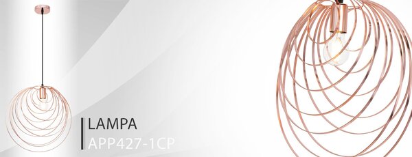 GEOMETRSKA SVETILKA APP427-1CP Rose Gold