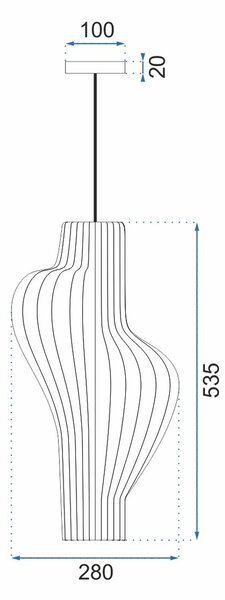 GEOMETRIJSKA STROPNA SVETILKA APP484-1CP ČRNA