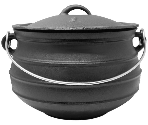 Klarstein Beefalo, litoželezni lonec, potjie, velikost L, litoželezni, okrogel, pokrovka, 8 l