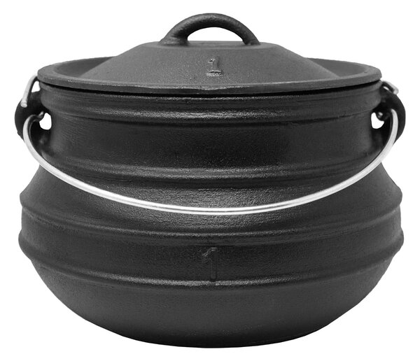 Klarstein Beefalo, litoželezni lonec, potjie, velikost S, litoželezni, okrogel, pokrovka, 3 l