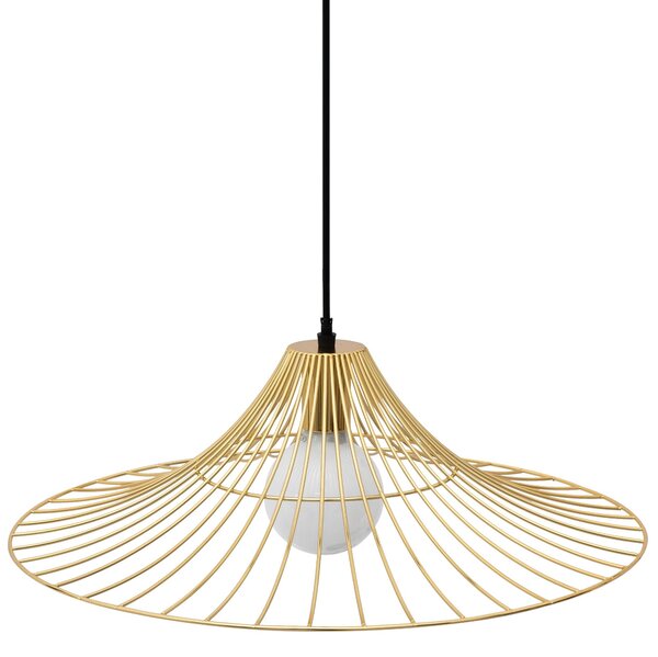 Loft Flat Circular Suspended Ceiling Lamp APP499-1CP Gold