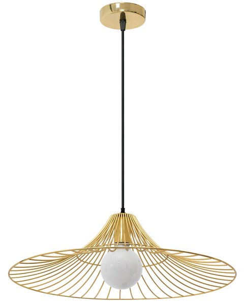 Loft Flat Circular Suspended Ceiling Lamp APP499-1CP Gold