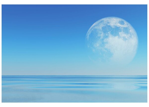Tapeta luna nad morjem