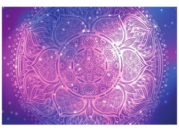 Tapeta indijska Mandala z galaktičnim ozadjem