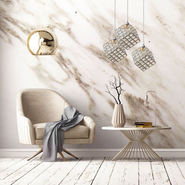 OBESEK SVETILKE GLAMOUR CUBE APP722-3PR KROM