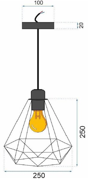 Geometrična stropna svetilka v slogu boho vrvice APP678-1CP