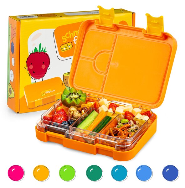 Klarstein junior Lunchbox, 6 predelkov, 21,3 x 15 x 4,5 cm (Š x V x G), brez BPA