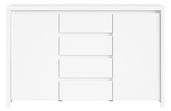 Komoda Boston E103, Bela, 92x143.5x40.5cm