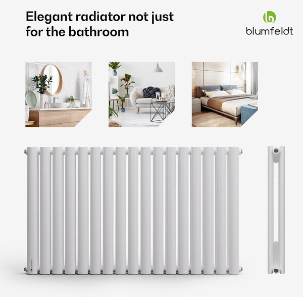 Blumfeldt Tallheo, 100 x 60, radiator, cevasti radiator, 1445 W, topla voda, 1/2