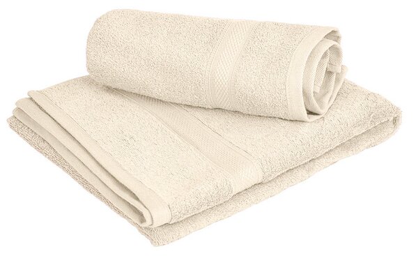 Brisača CLARYSSE ELEGANCE 60x110 cm kremna, 100% bombaž
