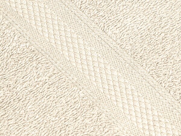 Brisača CLARYSSE ELEGANCE 60x110 cm kremna, 100% bombaž