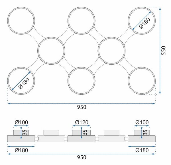 SUFFIT LIGHT APP525-8C črna