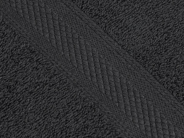 Brisača CLARYSSE ELEGANCE 60x110 cm antracitna, 100% bombaž