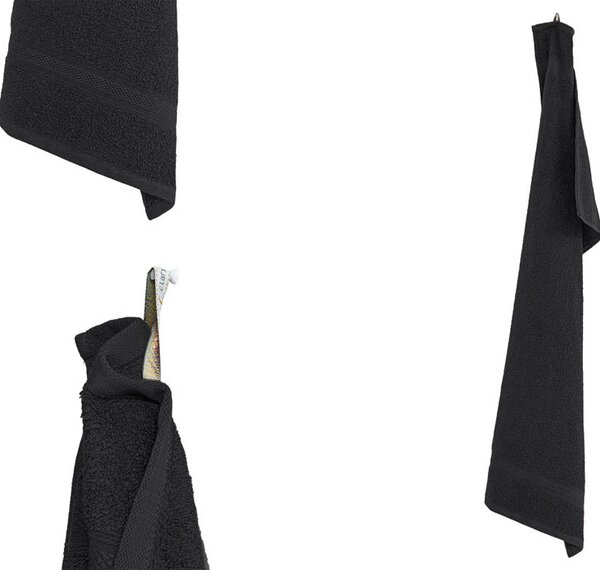 Brisača CLARYSSE ELEGANCE 60x110 cm antracitna, 100% bombaž