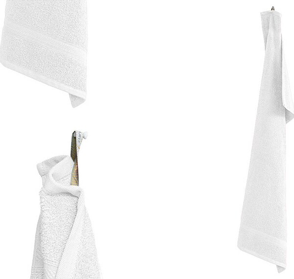Brisača CLARYSSE ELEGANCE 60x110 cm bela, 100% bombaž