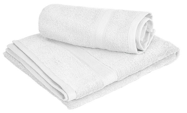 Brisača CLARYSSE ELEGANCE 60x110 cm bela, 100% bombaž