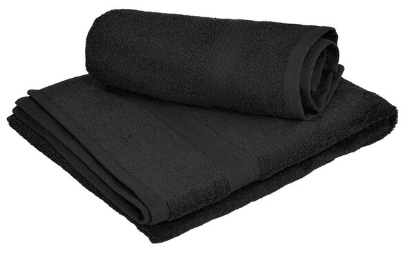 Brisača CLARYSSE ELEGANCE 60x110 cm antracitna, 100% bombaž