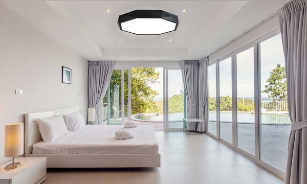 Plafond Diamond APP863-C 50 cm črn