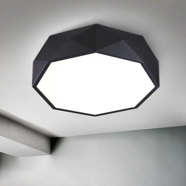 Plafond Diamond APP861-C 30 cm črn