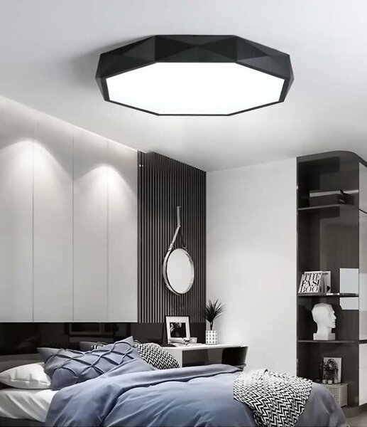 Plafond Diamond APP861-C 30 cm črn