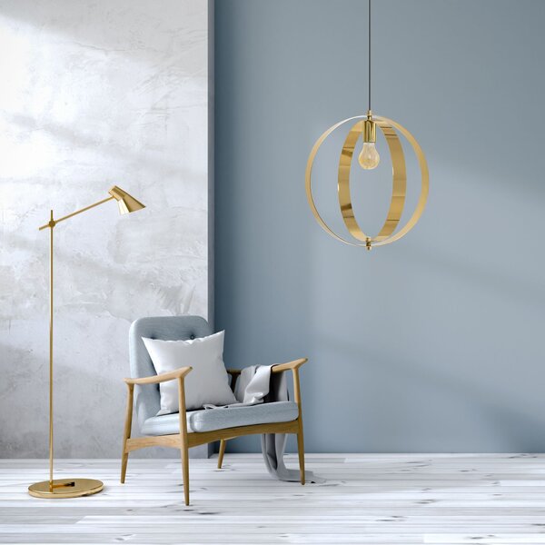 GLAMOUR VESELI SUSPENSION LAMP APP961-1CP Zlata