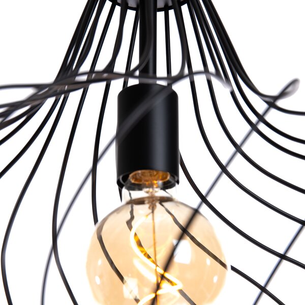 Moderne hanglamp zwart - Iggy