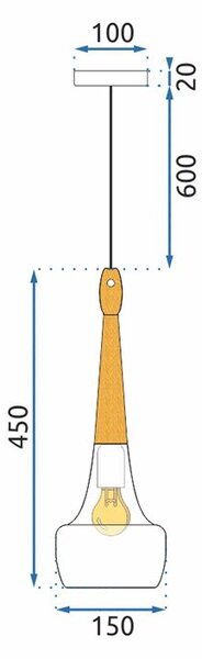 Stropna svetilka APP937-1CP Bela