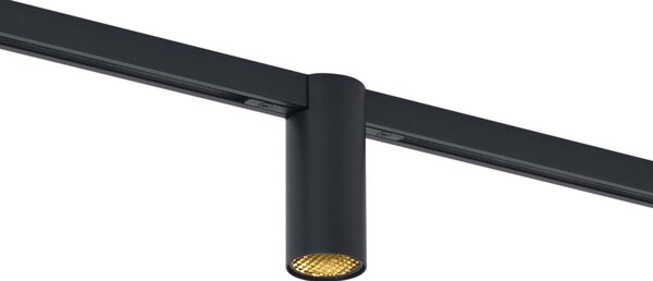 Sodobni reflektor črn za sistem tirnic 1-fazni GU10 35mm - Slimline Nubee Honey