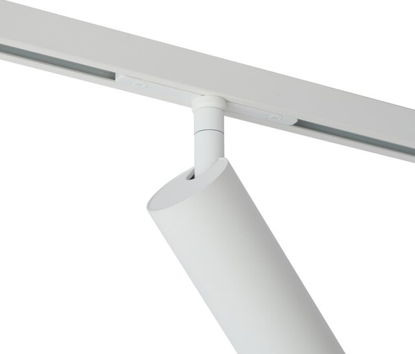 Sodobni beli reflektor za 1-fazni sistem tirnic GU10 35mm - Slimline Uzzy