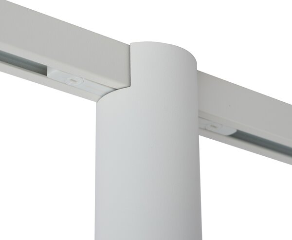 Sodobni reflektor bel za 1-fazni sistem tirnic GU10 35mm - Slimline Nubee Honey